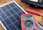 how to test a solar panel output