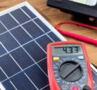 how to test a solar panel output